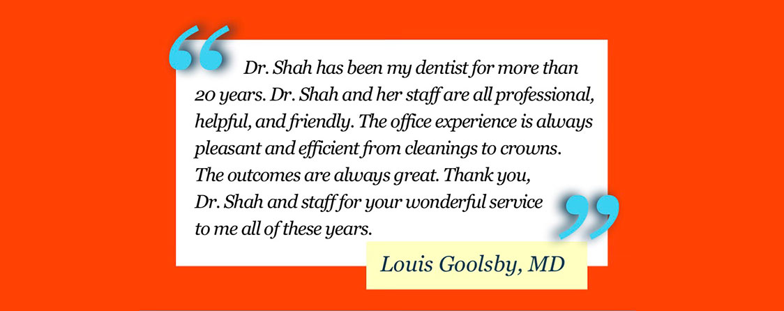 Dr Louis Goolsby testimonial